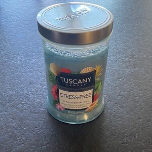 Stress-Free Blue Candle